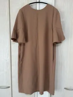 UNITED ARROWS 袖フレアフォーマルワンピース