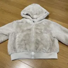 COMME CA ISM ♡ フード付きファージャケット 100cm