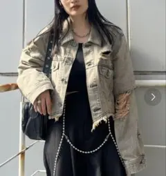 JEANASIS クラッシュショートGジャン