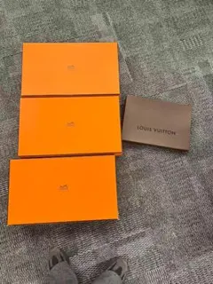 HERMES エルメス 空箱セット オレンジボックス （3点＋LV箱1点）