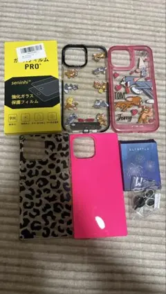 iPhone13promax ケース4点 レンズカバー ガラスフィルム