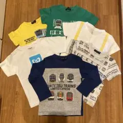 電車デザイン Tシャツ 100 6点セット