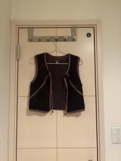 PARIENNE ベスト ジレ ブラック