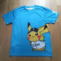 西武ライオンズ ポケモン ピカチュウ Tシャツ Lサイズ 新品未使用