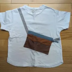 après les cours サコッシュ付きTシャツ 120cmのサムネイル