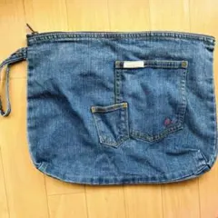 【Heart Market】 ♡ デニムリメイク クラッチバッグ