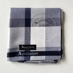 【新品未使用】Aquascutum ハンカチ チェック柄のサムネイル