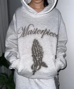 SCULPTOR Playing Hoodie White Melange