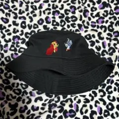Avail アベイル わんわん物語 バケットハット レディ＆トランプ 刺繍