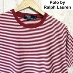 Polo by Ralph Lauren 赤白 ボーダー Tシャツ Mのサムネイル