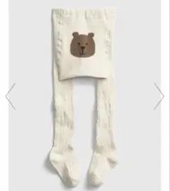 baby gap くまさんケーブルニットタイツ おーと