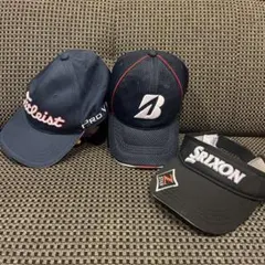 ゴルフキャップ3点セット