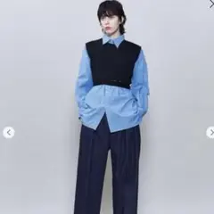 6(ROKU)＞パッチノースリーブ ニットベスト - メルカリ