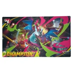☆海外限定☆ポケモン メガリザードンX プレイマット リーグカップ