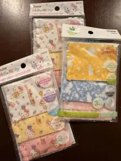 Skater ベビー用ガーゼマスク 3P ×3セット ハローキティ ディズニー