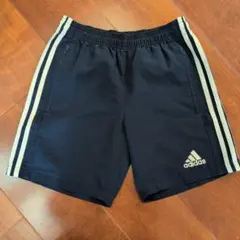 adidas ネイビー ハーフパンツ 160