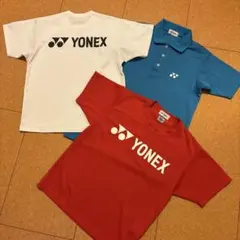 新品同様　ヨネックス　Tシャツ　ポロシャツ　半袖　3枚セット　SS YONEX