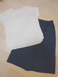 美品、ガウチョパンツとTシャツ2点セット