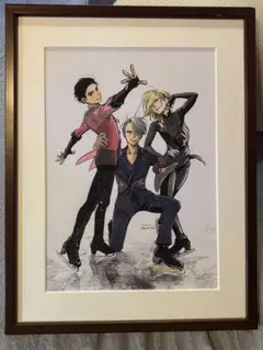 ユーリ!!! on ICE 複製原画 by久保ミツロウ