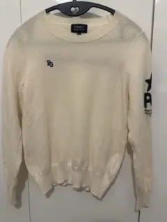 PEARLY GATES アイボリー ニットセーター