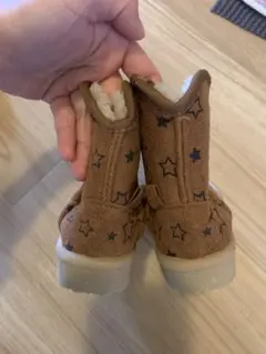 星柄ブラウンブーツ値下げました。