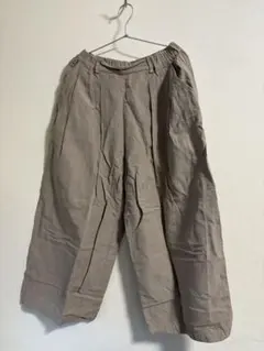 RELAX FIT Gauze easyslacks ベージュグレー - メルカリ