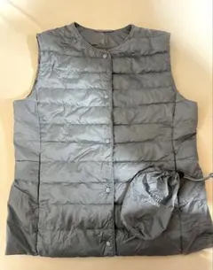 ユニクロ ウルトラライトダウンベスト ライトグレー サイズM UNIQLO