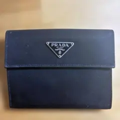 PRADA ブラック 二つ折り財布