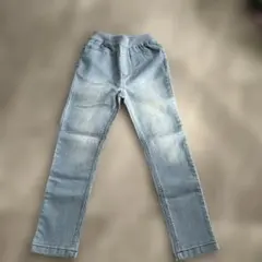 【新品未使用】petit main デニムパンツ 120cm