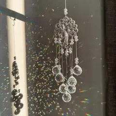 クリスタルガラス ツリー型 サンキャッチャー