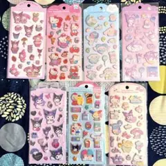 サンリオ パールマシュマロシール ジュエルマシュマロステッカーズ 7枚セットのサムネイル