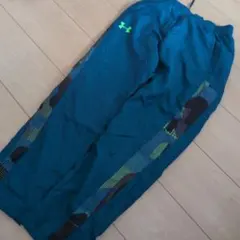 UNDER ARMOUR ロングパンツ ブルー YLG