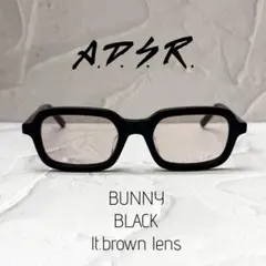 【稀少美品】 A.D.S.R BUNNY 01 ライトブラウンレンズ ブラック