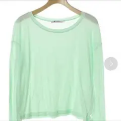 T BY ALEXANDER WANG 7分袖カットソー グリーン / X-Sのサムネイル