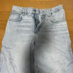 ZARA ライトブルー ストレートデニムパンツ EU32