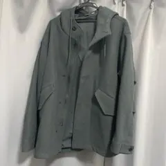 【新品】GU グレー フード付きジャケット L
