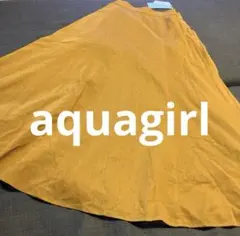 aquagirl 新品未使用　36フレアロングスカート マスタードのサムネイル