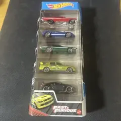Hot Wheels Fast & Furious 5台セット ミニカー