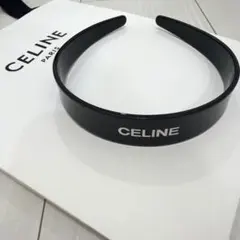 CELINEセリーヌ　カチューシャ　黒　ブラックのサムネイル