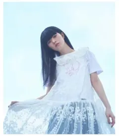 【新品タグ付き】ビュルデサボン tulle 刺繍 tunic ブラウス ホワイトのサムネイル