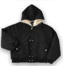 ファーフード付きジャケット M