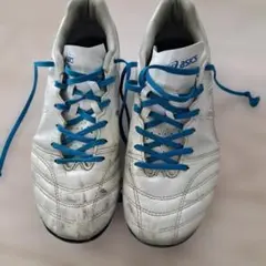 asics サッカー スパイク ホワイト ブルーのサムネイル