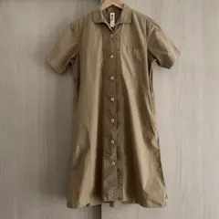MHL コットンシャツワンピース