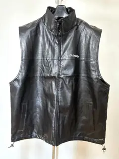 新品 Subciety (サブサエティ) PUレザー ベスト M 定価9900円