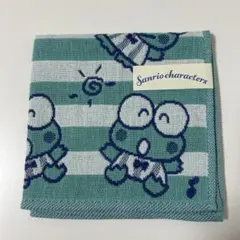 【新品】サンリオ　けろけろけろっぴ♡ガーゼハンカチ　タオルハンカチ