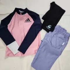 adidas ジップアップジャケット 150・ ストレッチパンツ ・スパッツ