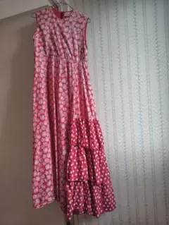 Freada ノースリーブ　アシメティアードワンピース