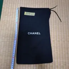 CHANEL ブラックキャンバスポーチ　6