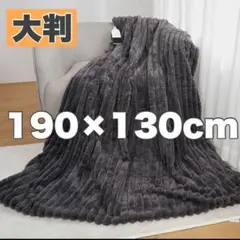 i.a様専用 大判 190×130cm 電気毛布 グレー タイマー&自動停止搭載