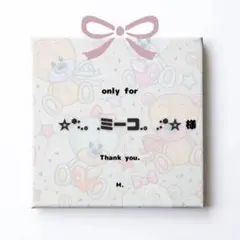 ☆*:.。.ミーコ.。.:*☆様専用୨୧